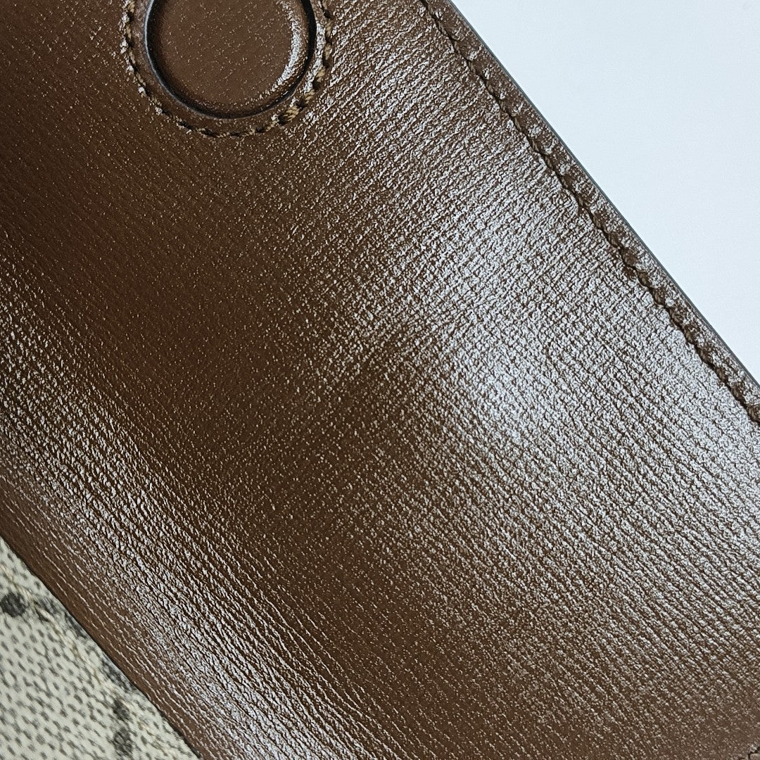 Horsebit 1955 Small Coated Canvas Beige