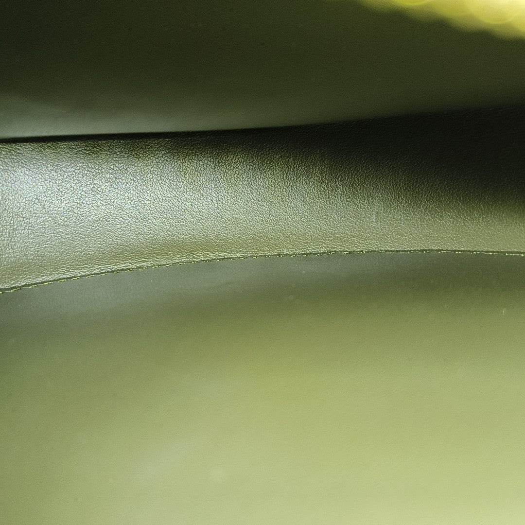 Authenticated pre-owned  TRIOMPHE Calfskin Green - Shoulder Bag at Looply