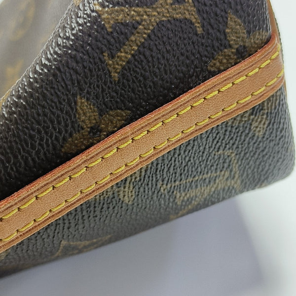 NÉONOÉ Nano Monogram Coated Canvas Brown