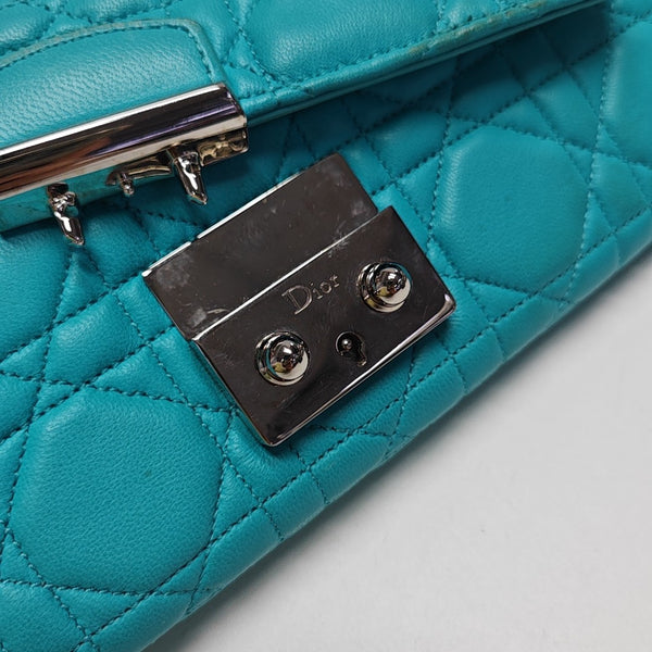 Miss Dior Cannage Calfskin Green