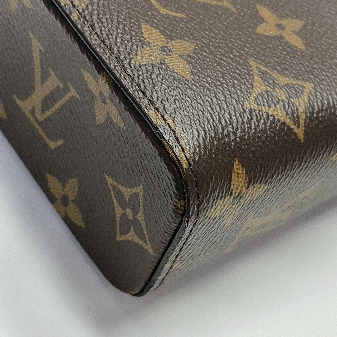 PHONE BOX Monogram Coated Canvas Brown