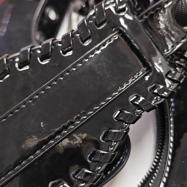 Le Cagole Small Patent Leather Black