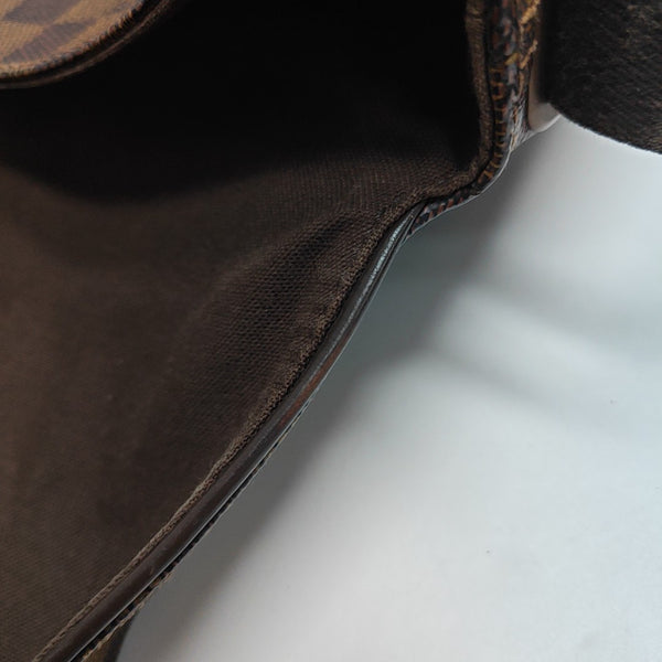 BROOKLYN Damier Ebene Coated Canvas Brown