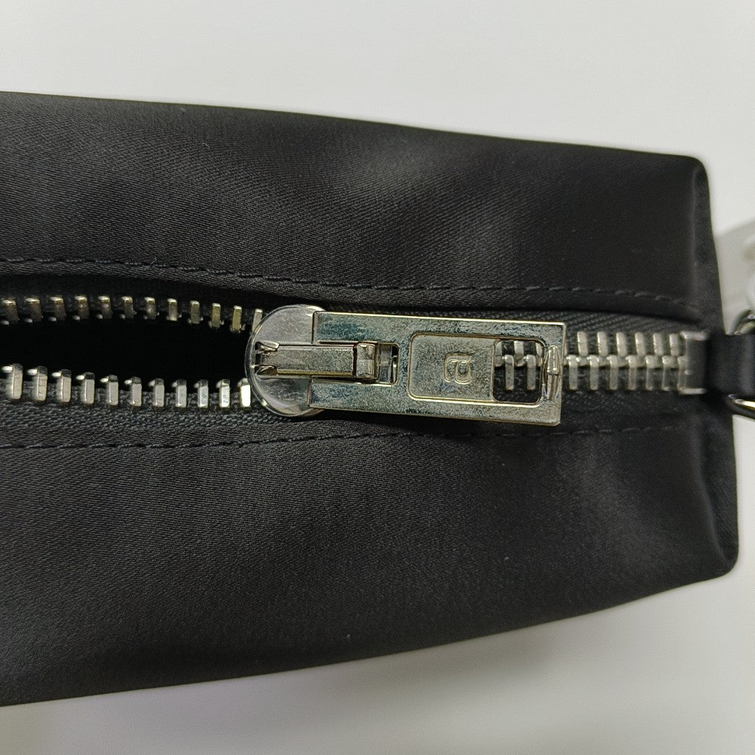 Fabric Top Handle Bag Black