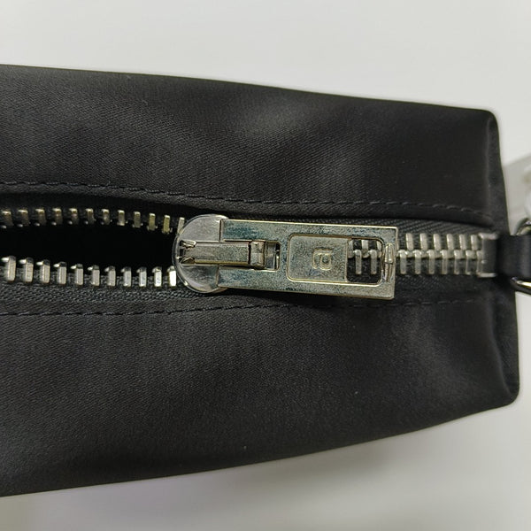 Fabric Top Handle Bag Black