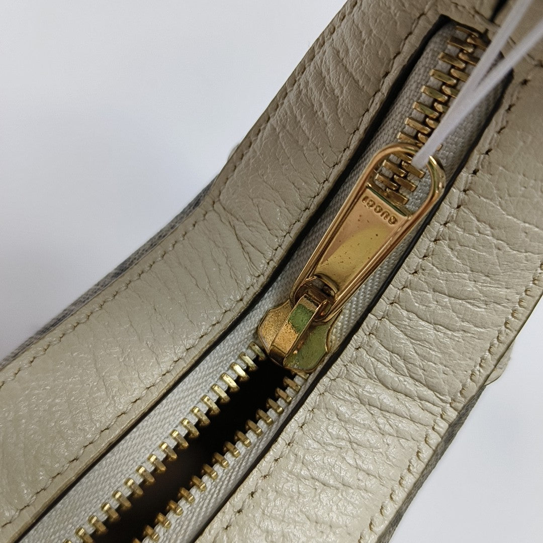 Ophidia Mini Monogram Coated Canvas Beige