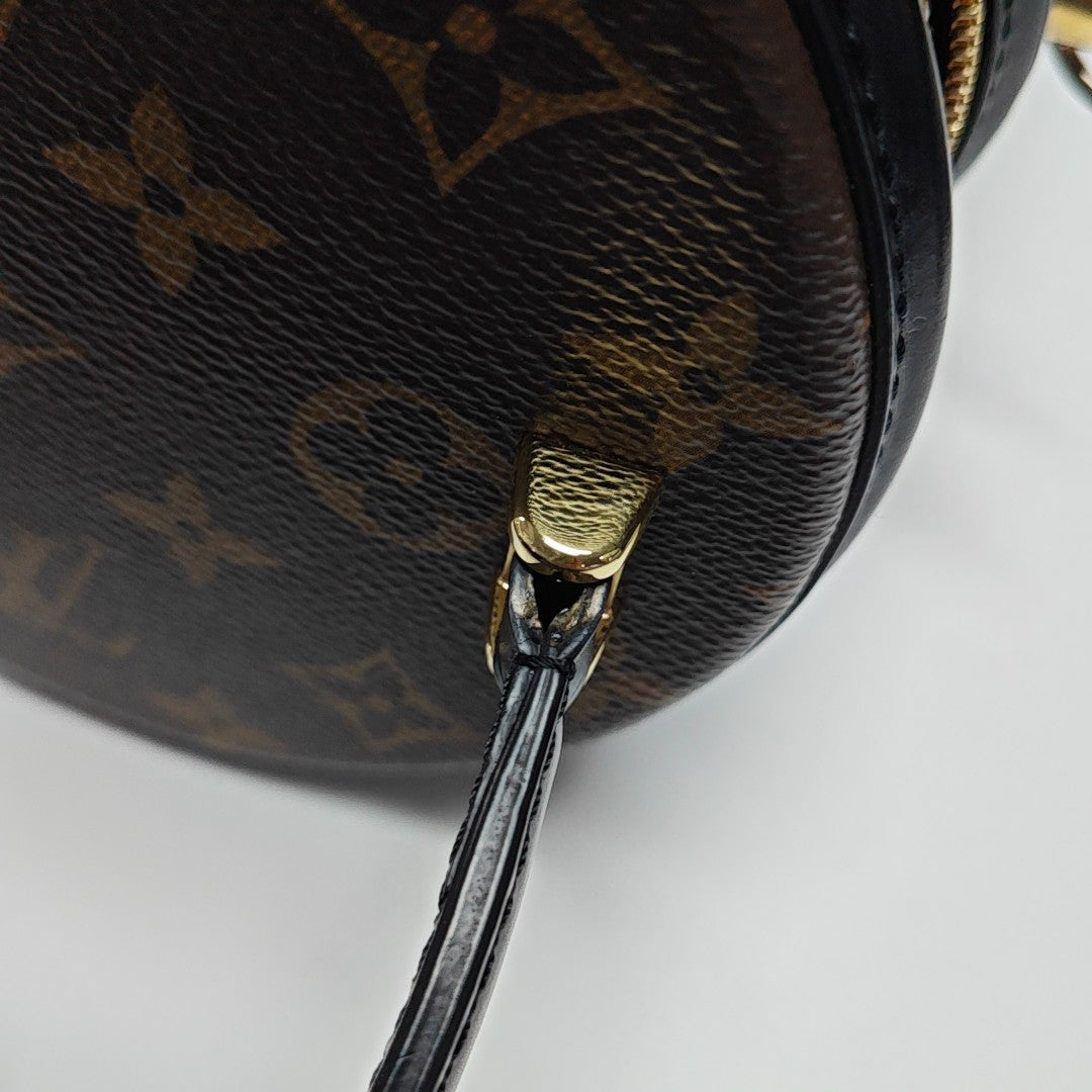CANNES PM Monogram Coated Canvas Brown