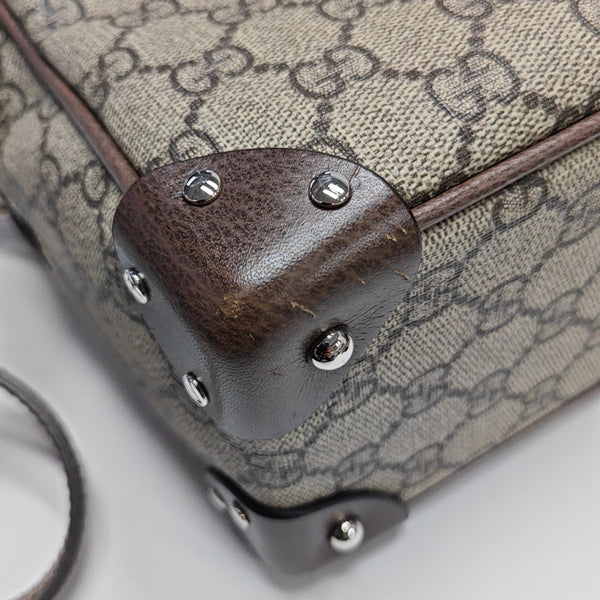 Trunk Monogram Coated Canvas Brown