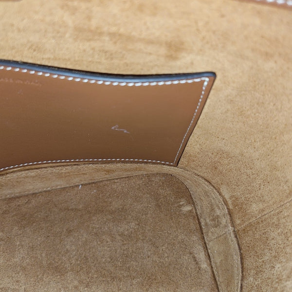 Calfskin Bucket Bag Brown