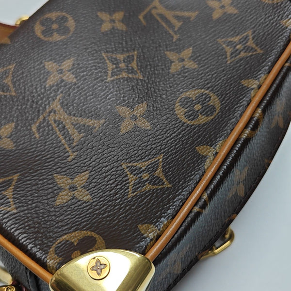 SOFT TRUNK Mini Monogram Coated Canvas Brown