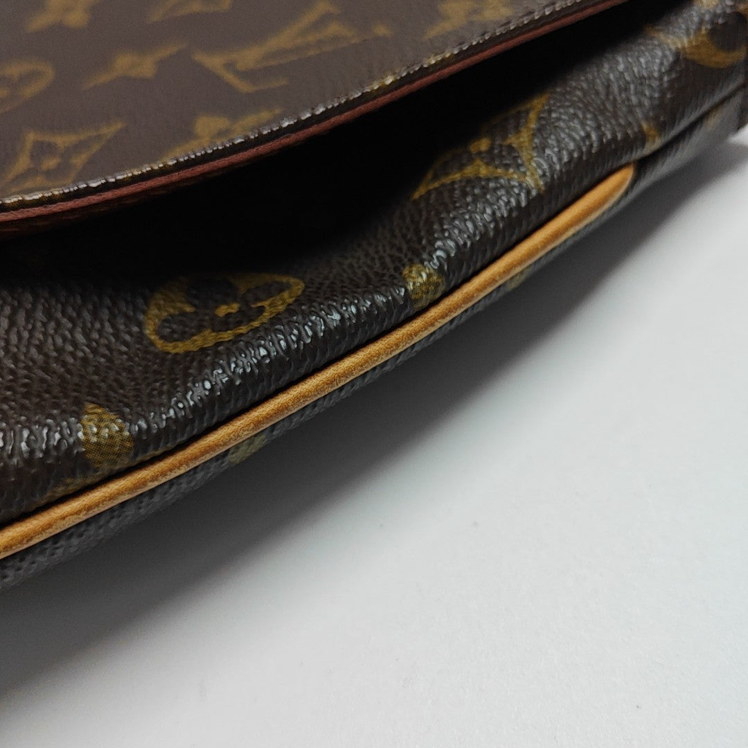 MUSETTE TANGO Monogram Coated Canvas Brown