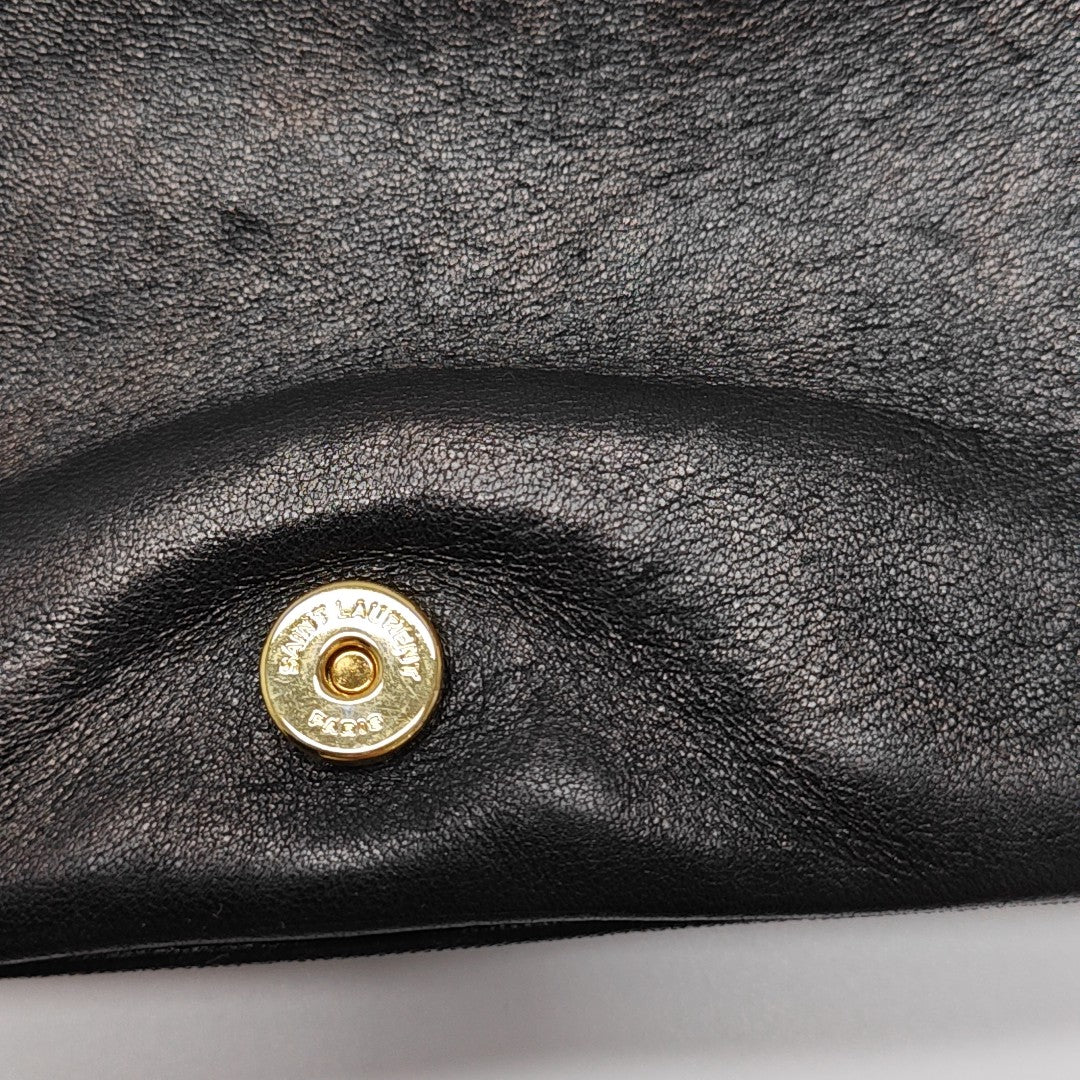 ANGIE Quilted Lambskin Black