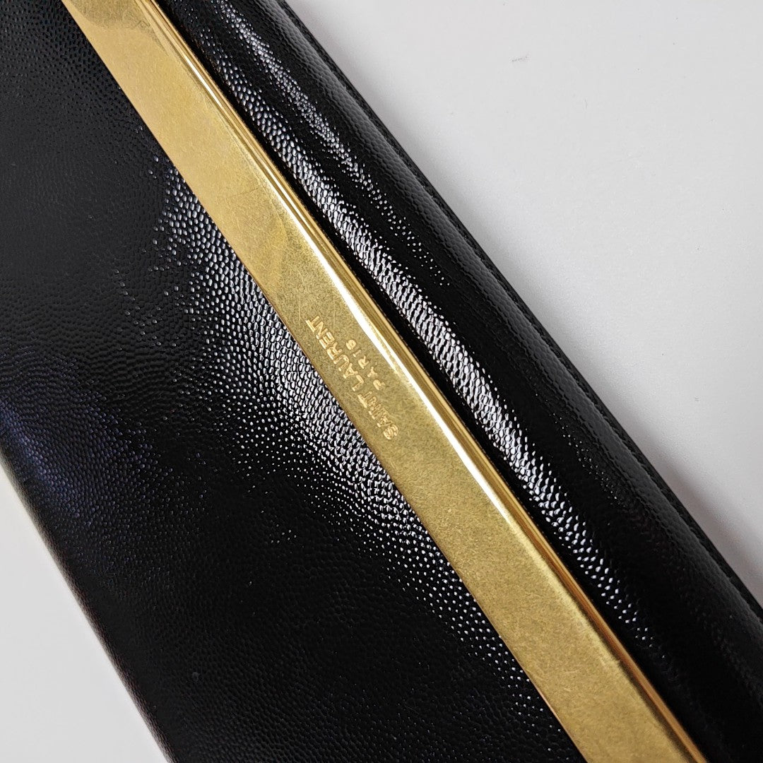 Calfskin Clutch Black