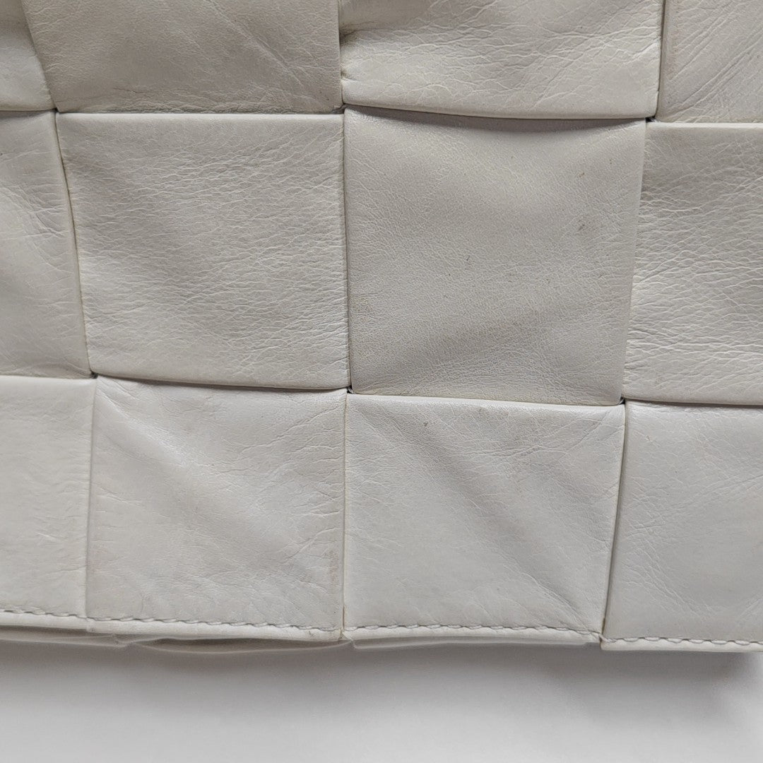 Cassette Medium Calfskin White