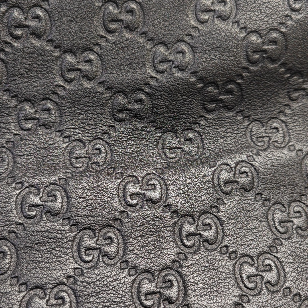 GG Imprime Monogram Calfskin Black