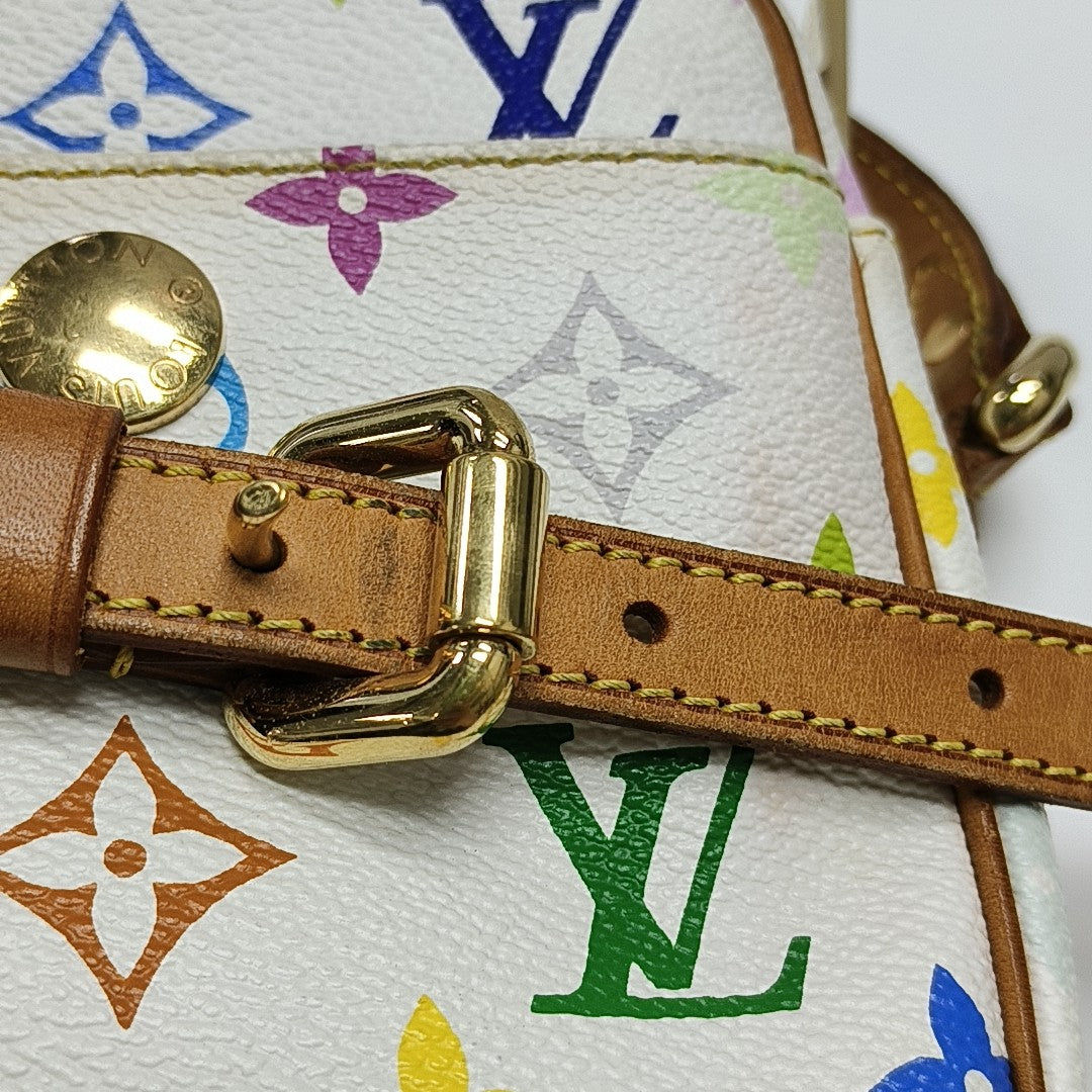 RIFT Monogram Coated Canvas White