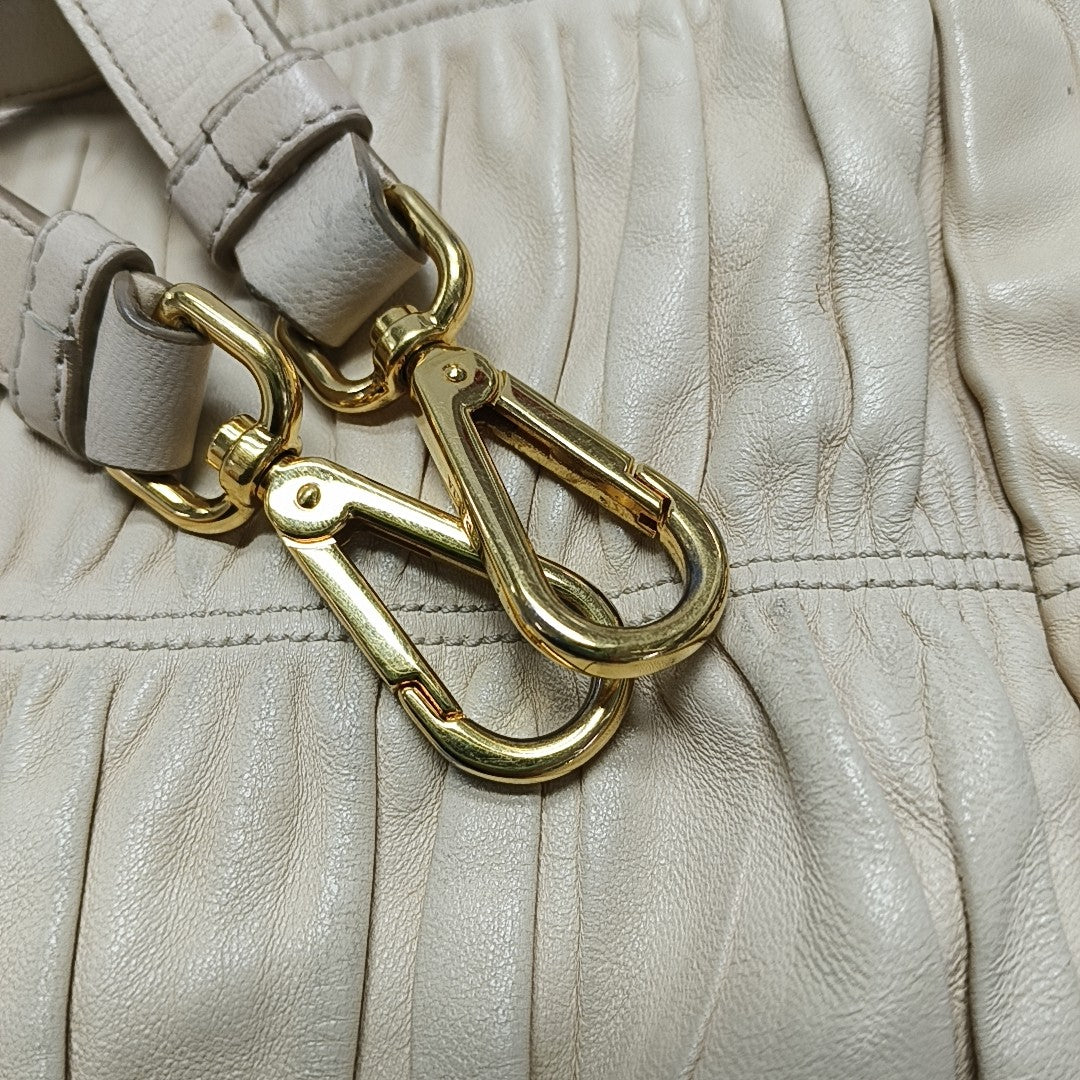 Gaufre Calfskin Beige