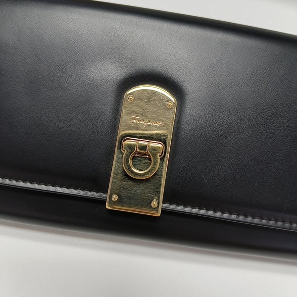 Boxyz Calfskin Black Wallet