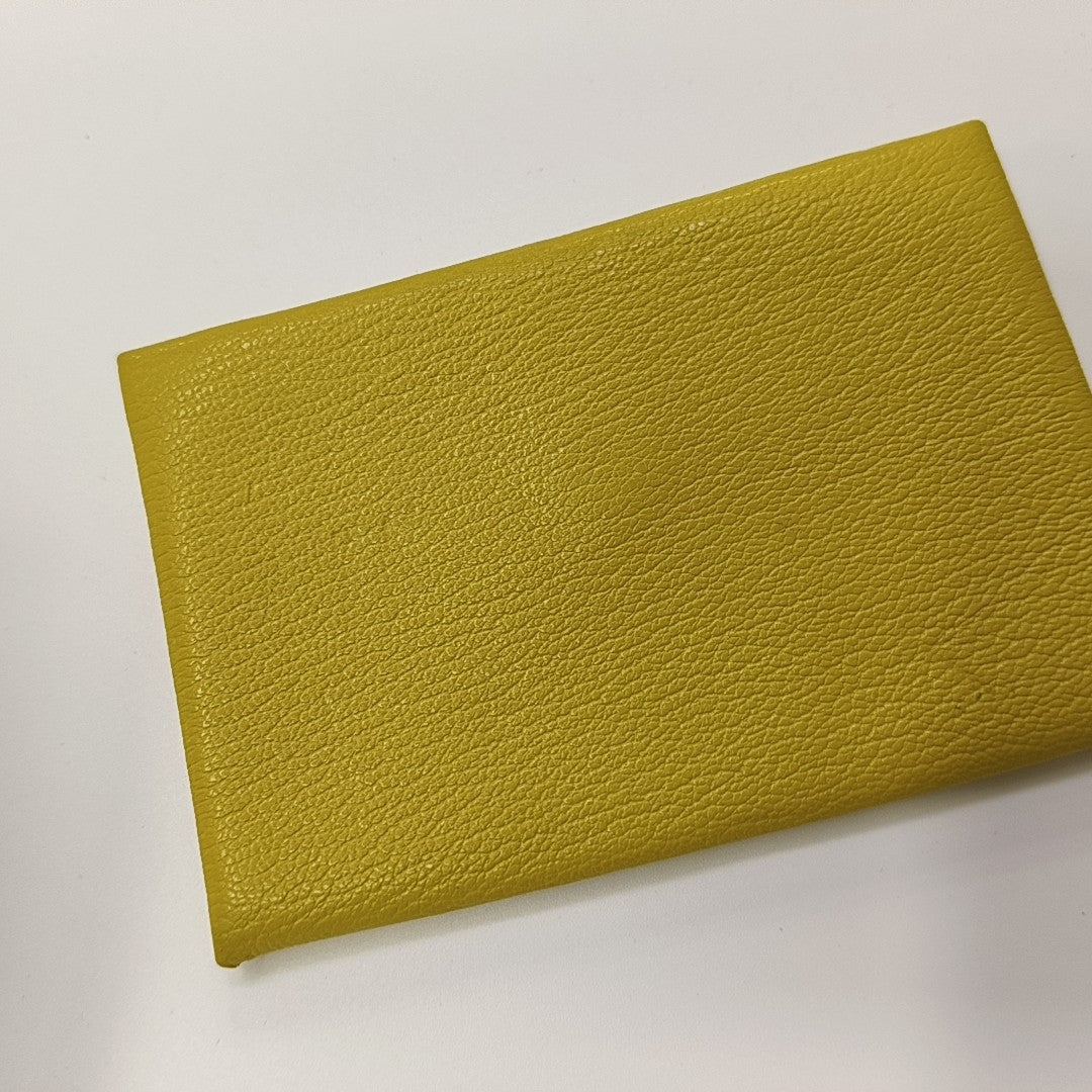 Calvi Chèvre Mysore Yellow Card Holder