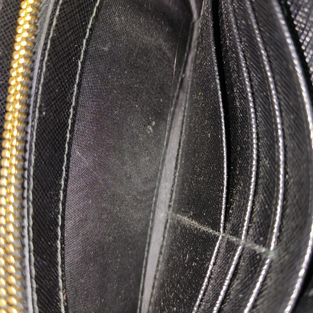 Saffiano Calfskin Wallet Black