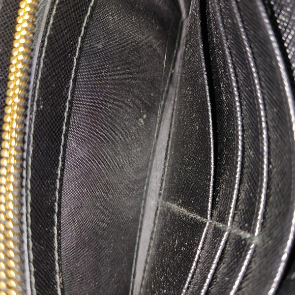 Saffiano Calfskin Wallet Black