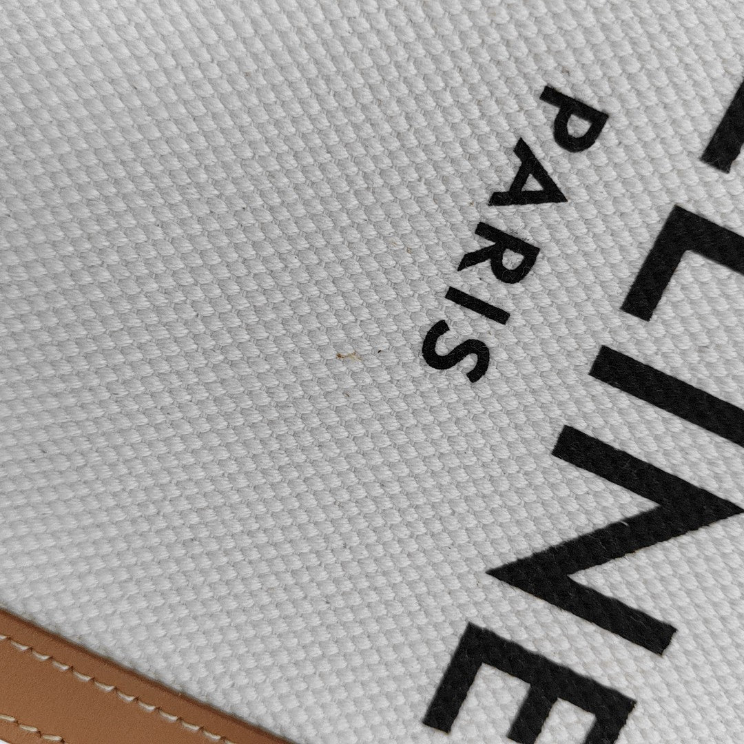 CABAS CELINE Mini Canvas White