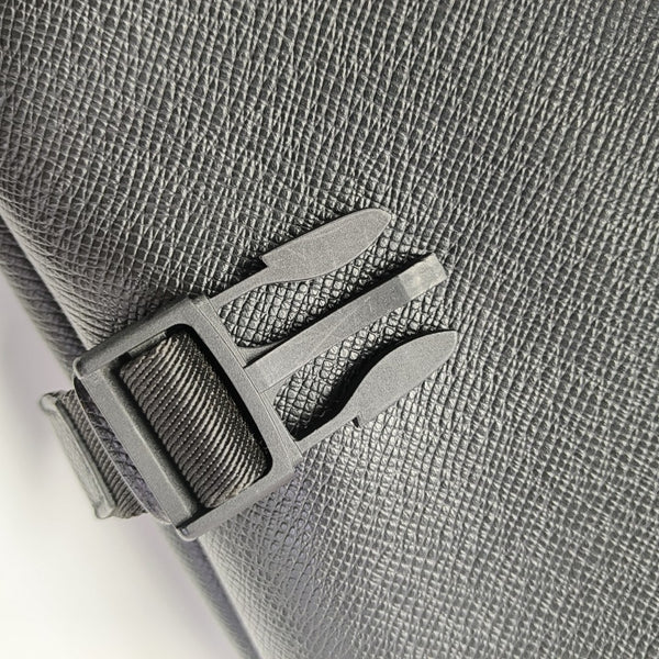 TAIGARAMA Monogram Coated Canvas Black