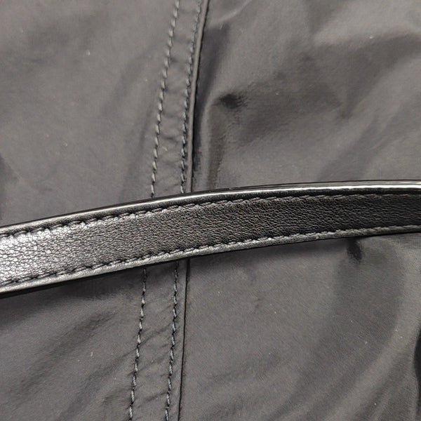 Nylon Top Handle Bag Black