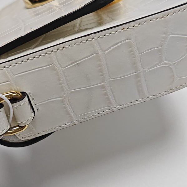 Chloé C Mini Calfskin White