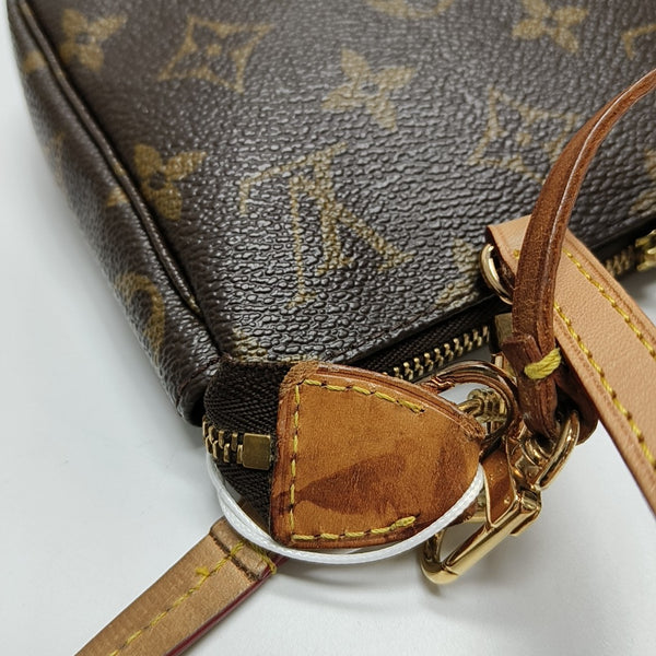 ACCESSOIRES Monogram Coated Canvas Brown