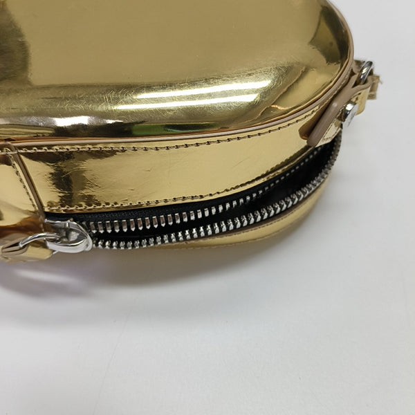 Calfskin Shoulder Bag Gold