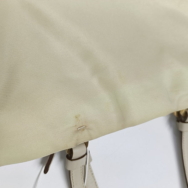 Nylon Tote Bag Beige