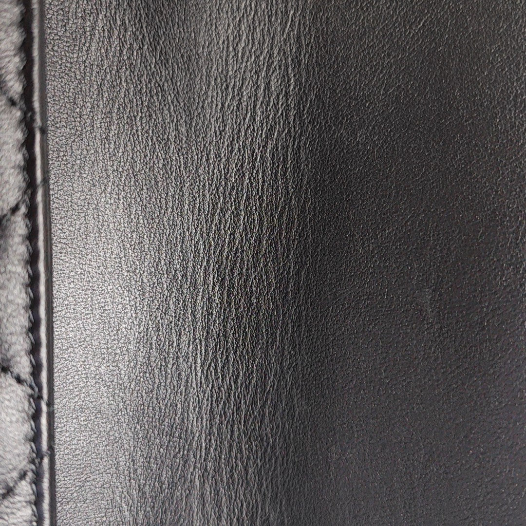 KELLY Small Quilted Calfskin Black