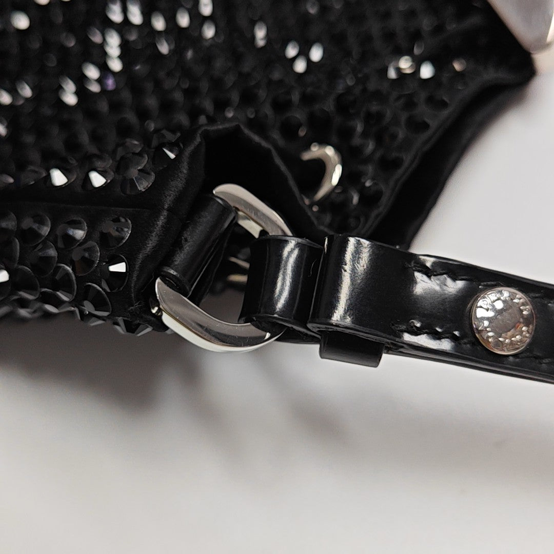 Lab-Grown Diamond Bucket Bag Black