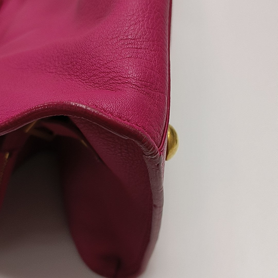 CHYC Y LIGNE Medium Calfskin Red