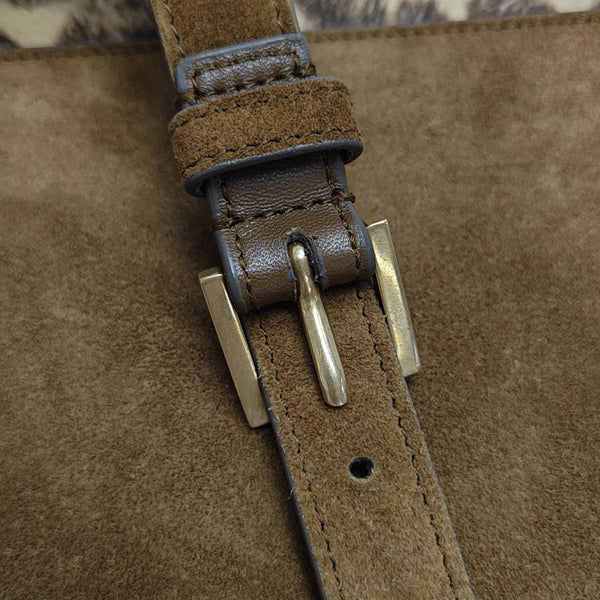 BELLECHASSE Medium Suede Brown