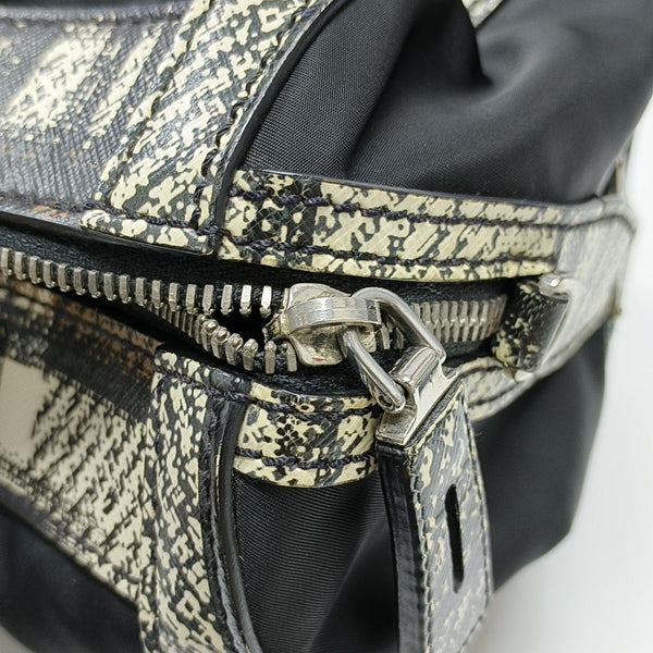 Nylon Shoulder Bag Black