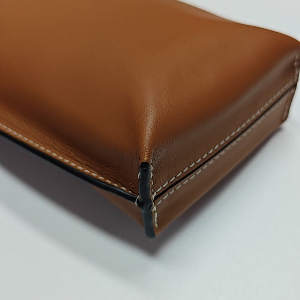 Calfskin Crossbody Bag Brown