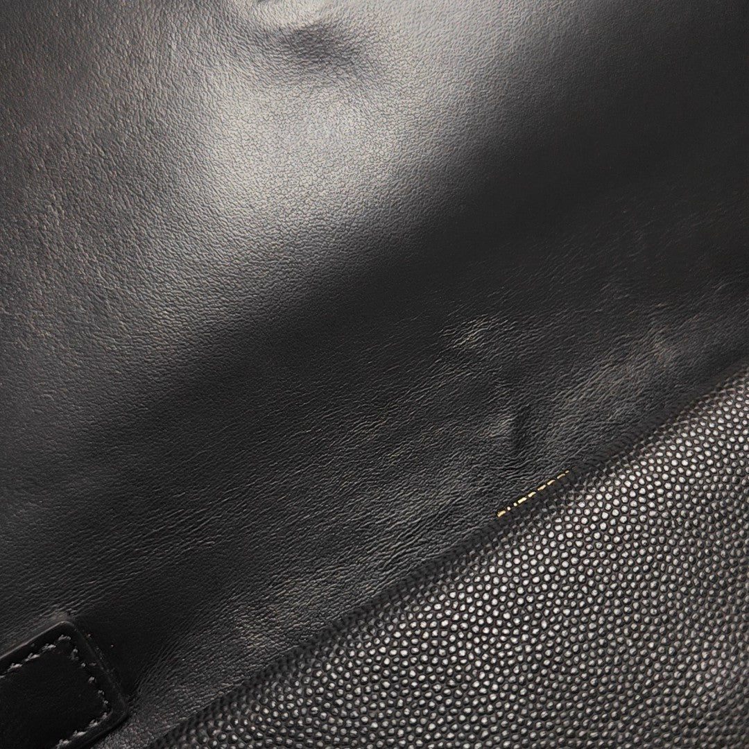 TB Small Calfskin Black