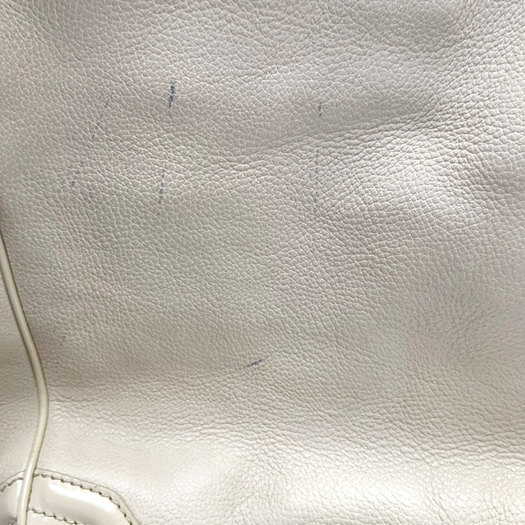 Authenticated pre-owned  Canterbury Medium Calfskin Beige - Tote Bag at Looply