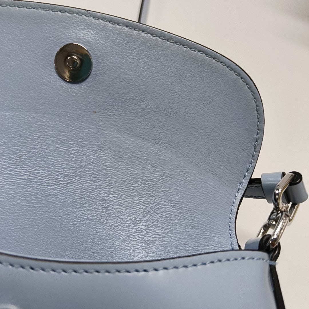Cleo Mini Calfskin Blue