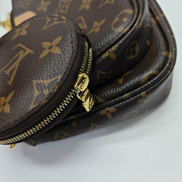 MULTI Monogram Coated Canvas Brown