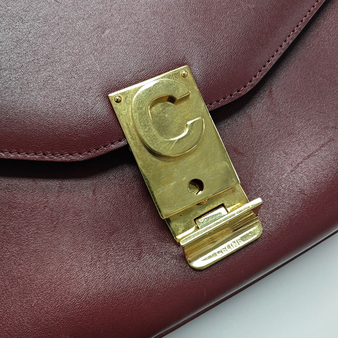 C Medium Calfskin Red
