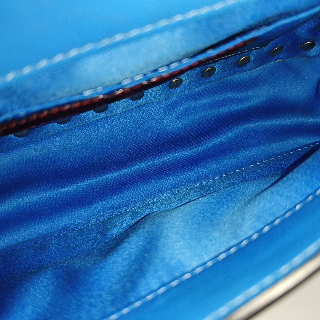 Rockstud Calfskin Blue