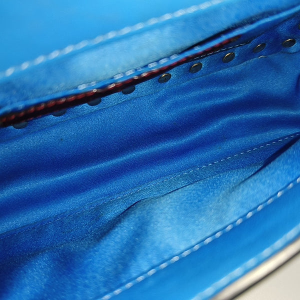 Rockstud Calfskin Blue