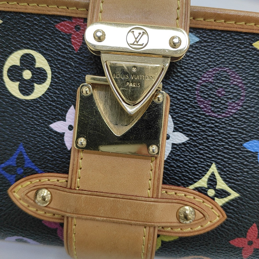 LV × TM SHIRLEY Monogram Coated Canvas Black