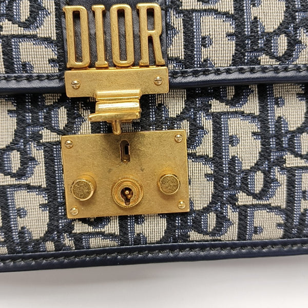 Dioraddict Oblique Canvas Blue