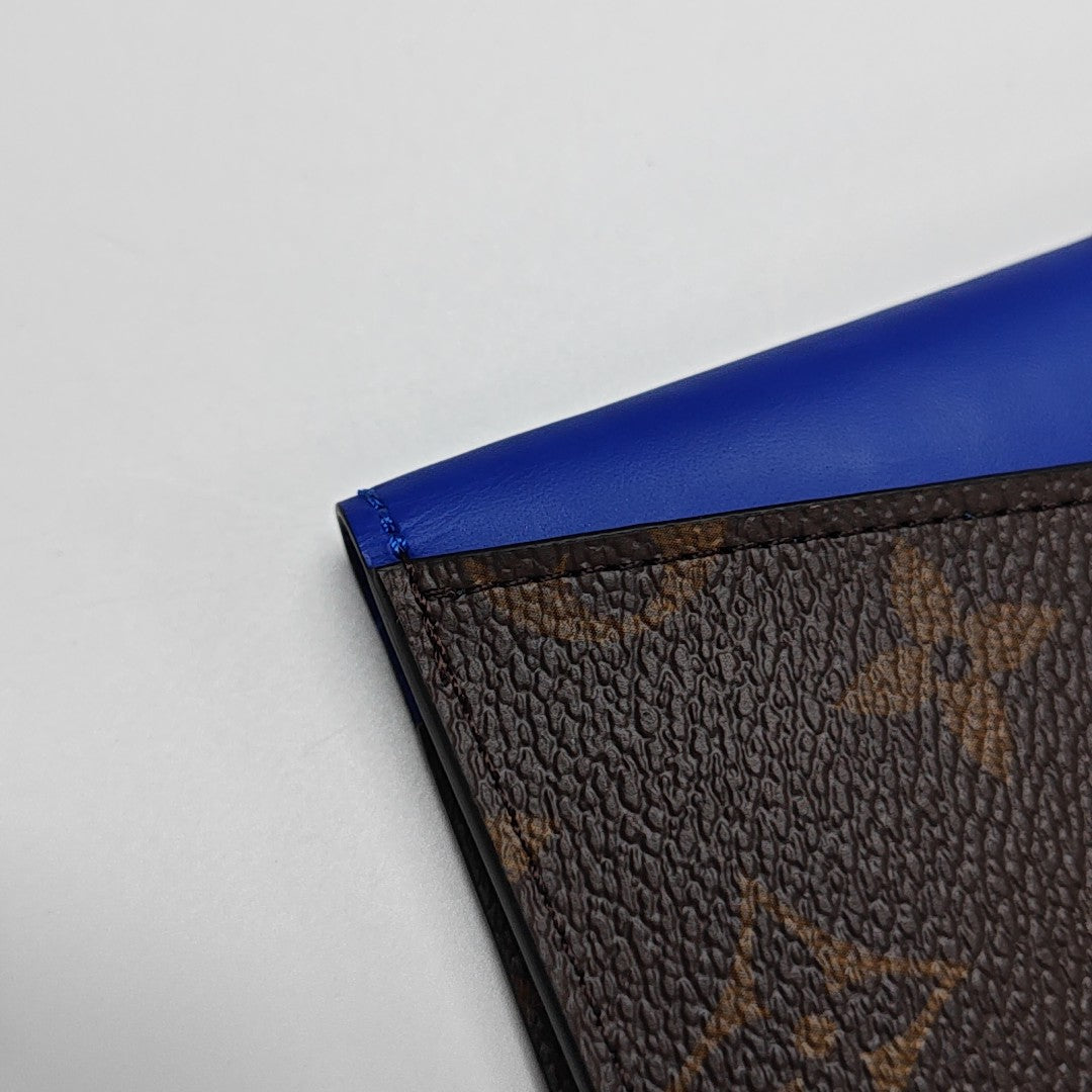 Monogram Coated Canvas Card Holder Brown
