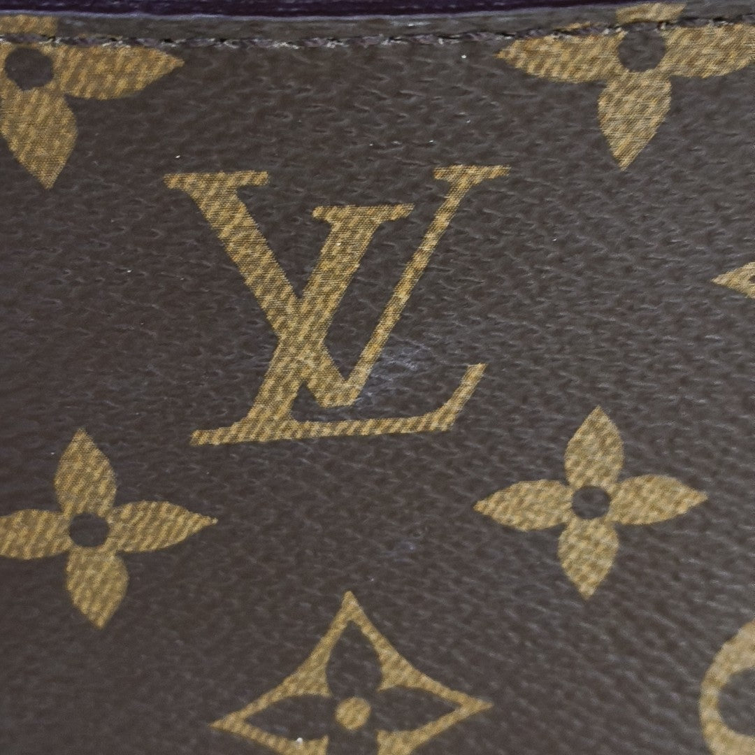 DIANE Monogram Coated Canvas Brown
