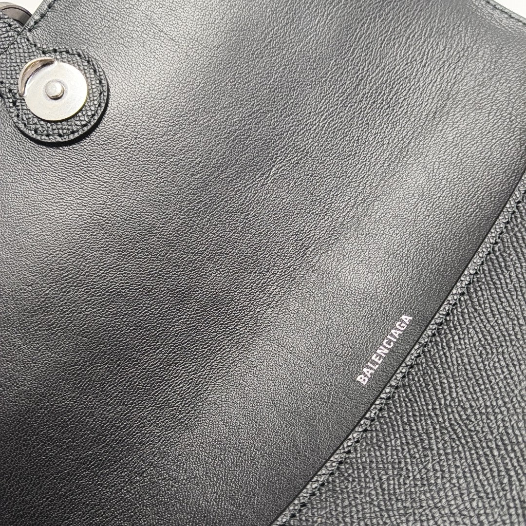 Calfskin Shoulder Bag Extra Small Black